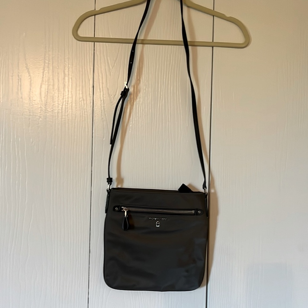 Michael Kors Nylon crossbody bag gray NWT